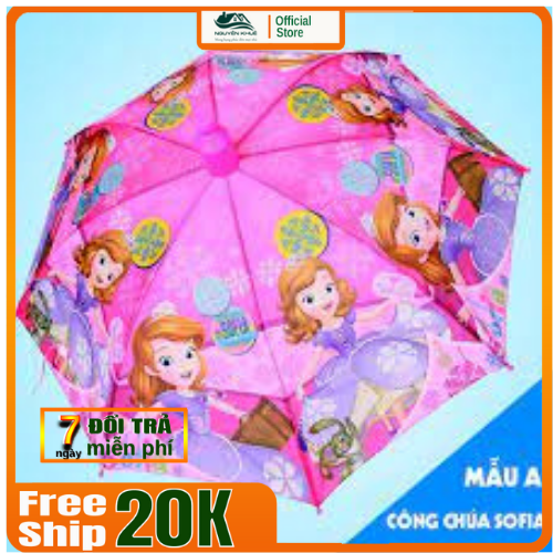 [SIÊU SALE] Ô - Dù Công Chúa Sofia Cho Bé Gái -  Đồ Chơi Trẻ Em - Ô hoạt hình che nắng mưa cho các bé