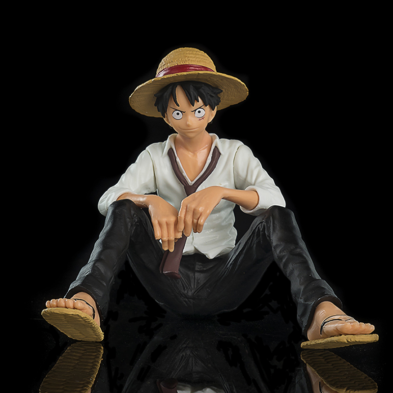 Ưu đãi đặc biệt One Piece Luffy Hoạt Hình Hai Chiều Làm Bằng Tay Mô Hình Bánh Xe Trang Trí Quà Tặng Đồ Chơi Trẻ Em