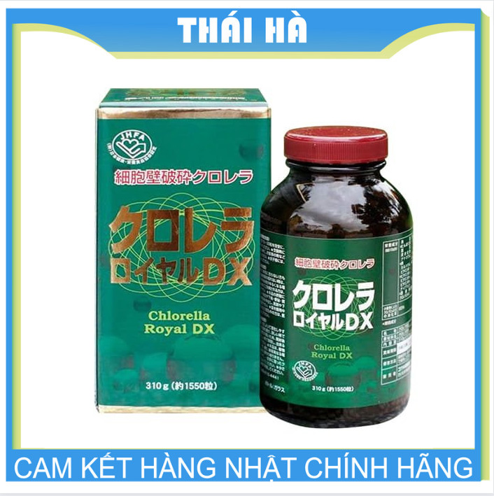 Tảo Lục Chlorella Royal DX Nhật Bản 1550 Viên