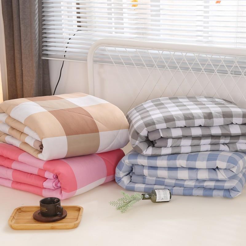 Chăn bông cotton hình ca rô 200x230cm - 8393
