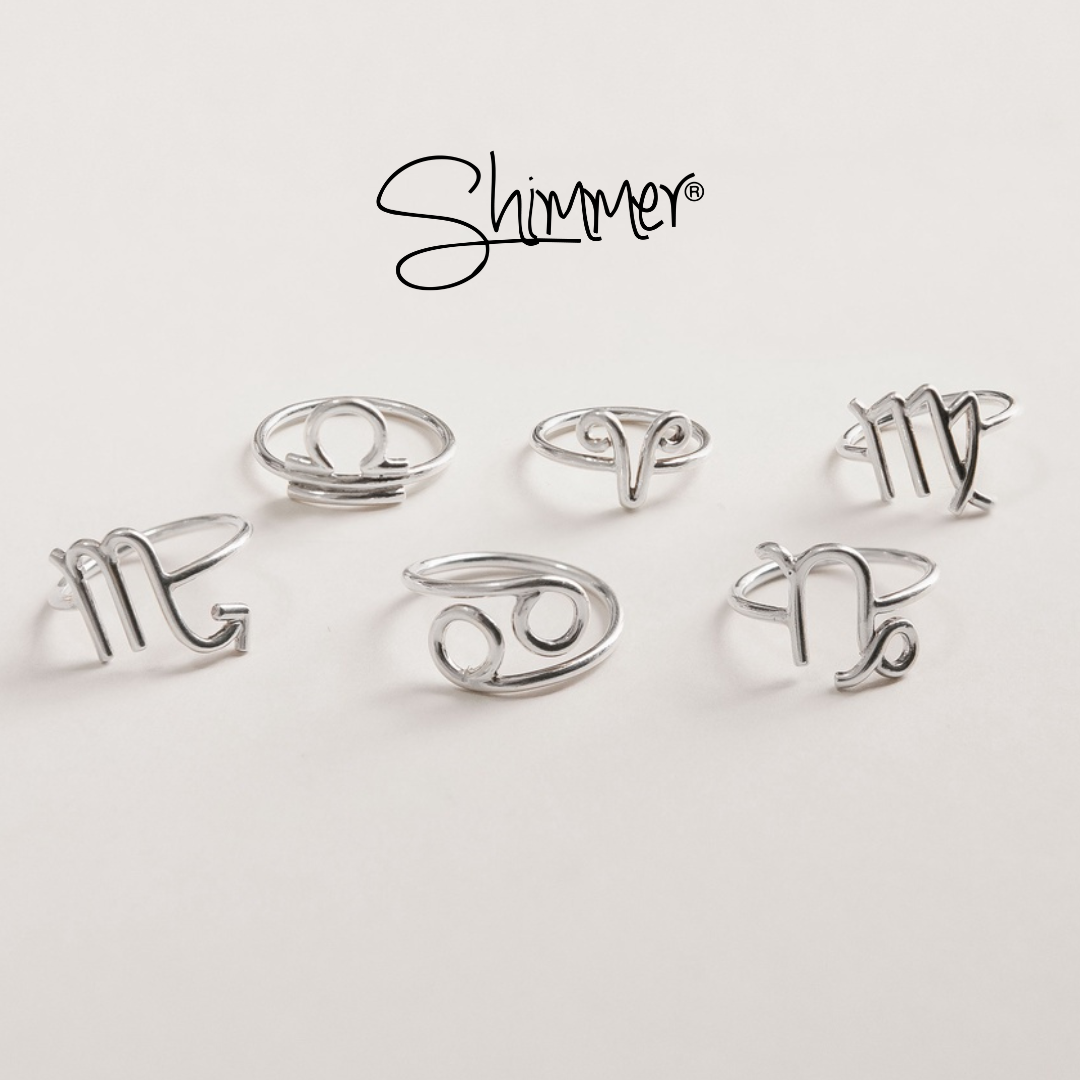 Nhẫn bạc 925 cao cấp shimmer silver hình cung hoàng đạo đa dạng cá tính dễ thương - outlet - trang sức bạc 925 shimmer silver
