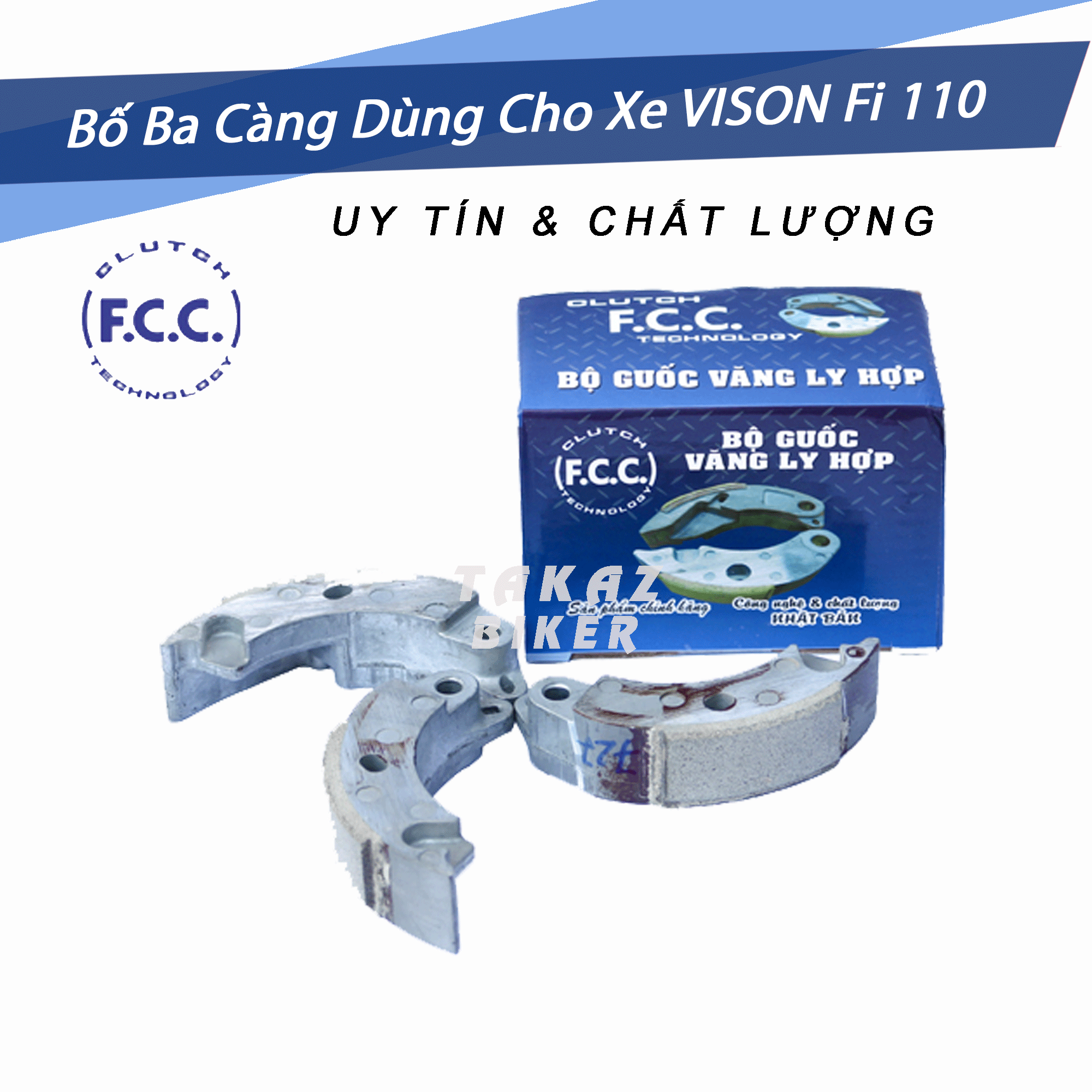[HCM][ Vison Fi 110cc ] Bố ba càng Dùng Cho Xe Honda Vison Fi 110cc FCC Công Nghệ Japan