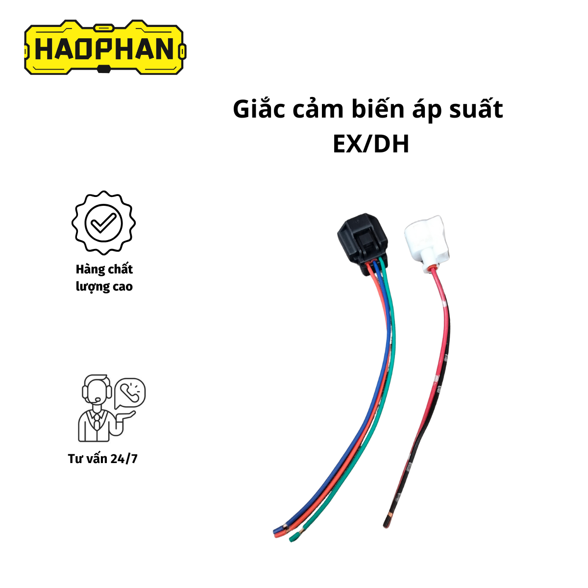 Giắc cảm biến áp suất EX - Giắc cảm biến EX/DH - Phụ tùng Hảo Phan