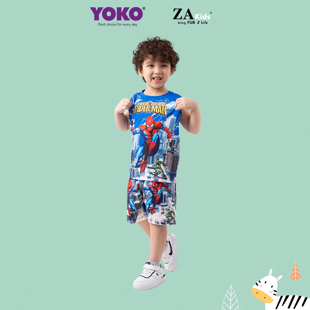 Bộ Quần Áo Thun Sát Nách Bé Trai (6-9 Tuổi) ZA Kids 20414T