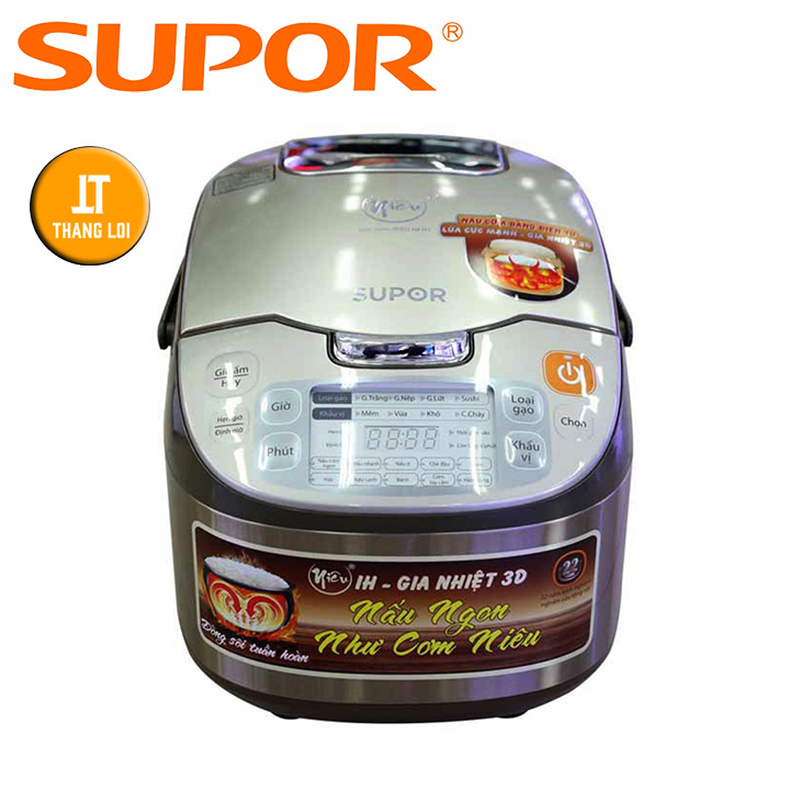 Nồi cơm điện cao tần 1,8L SUPOR CFXB50HC12VN-120, nồi cao tần, nồi điện từ IH, công nghệ làm chín cơm bằng điện từ thế hệ mới