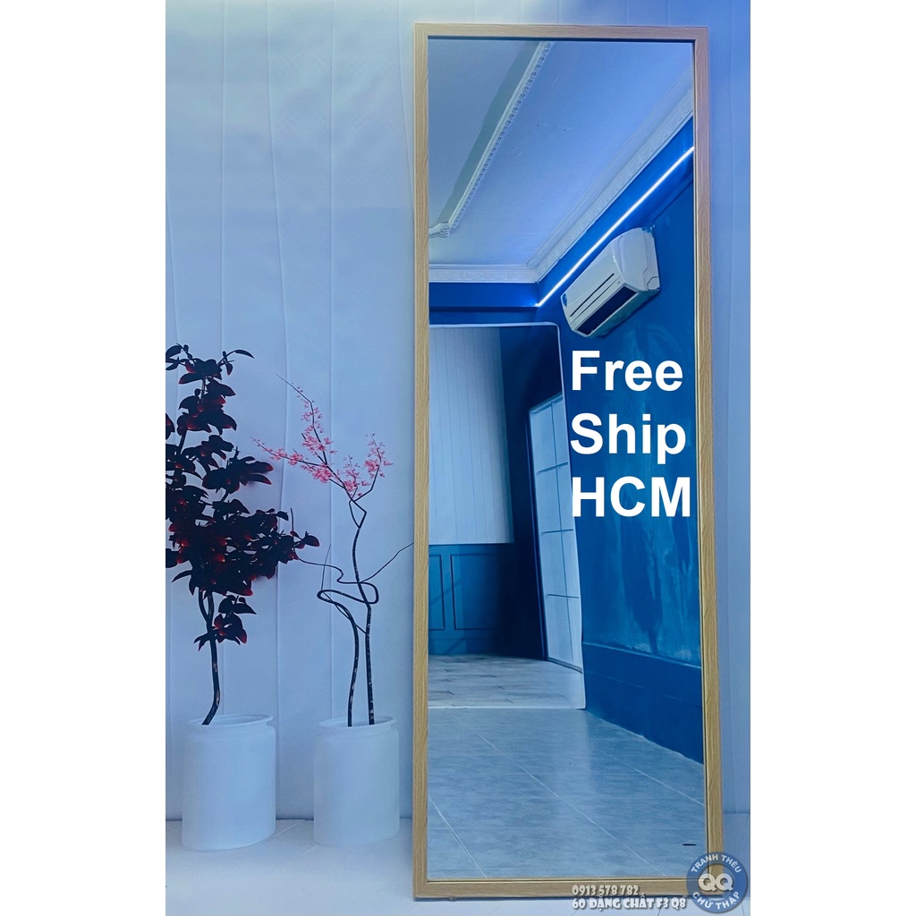 70x170cm gương soi toàn thân không chân vg gương treo tường