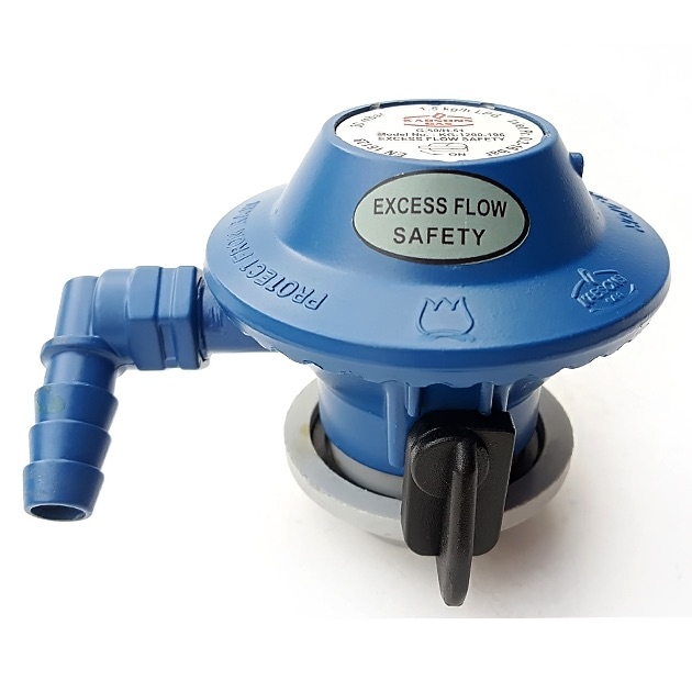 Van gas kabsons 16mm, thân van nguyên khối sơn màu xanh chống gỉ sét, thương hiệu Kabsons