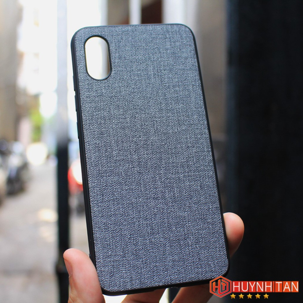 Ốp Lưng Xiaomi Mi 8 EE Vân Vải Jean Nhiều Màu
