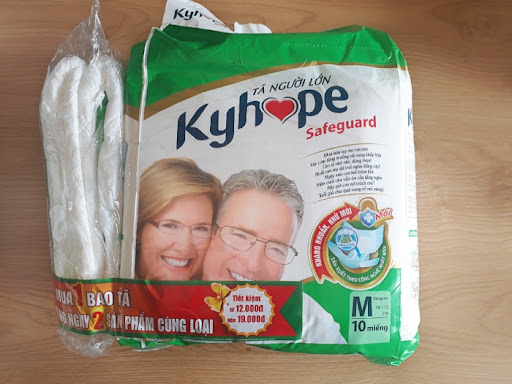 Tã dán kyhope safeguard người lớn M10 miếng +2 miếng / L/XL10 miếng +2 miếng