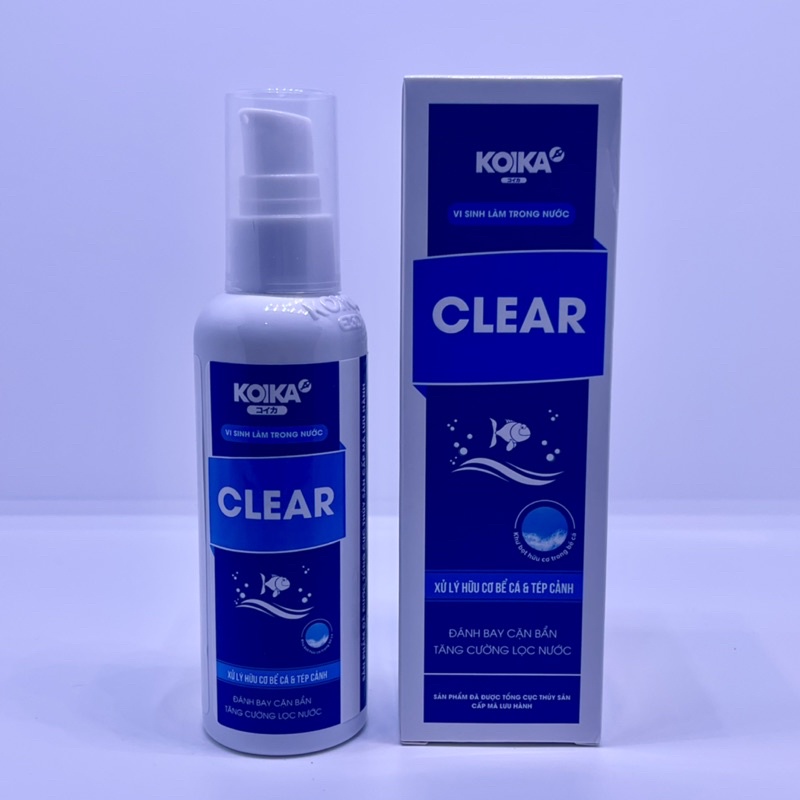 Koika clear - vi sinh làm trong nước cho hồ cá