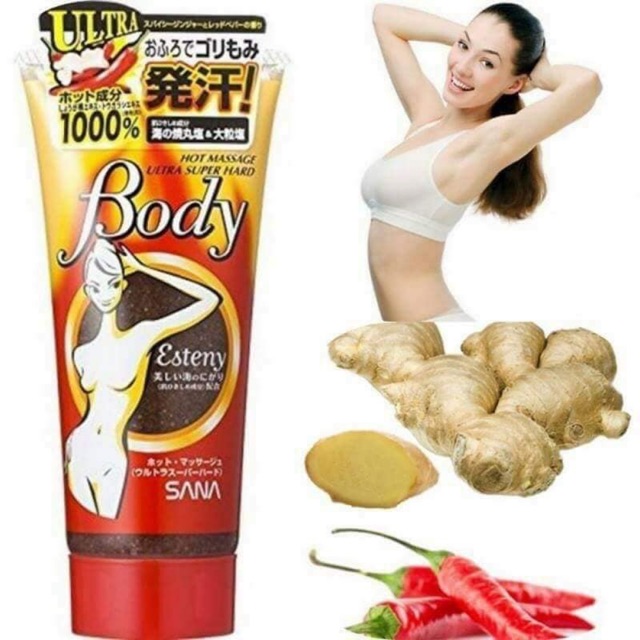 Kem tan mỡ bụng Esteny Hot Body Nhật Bản