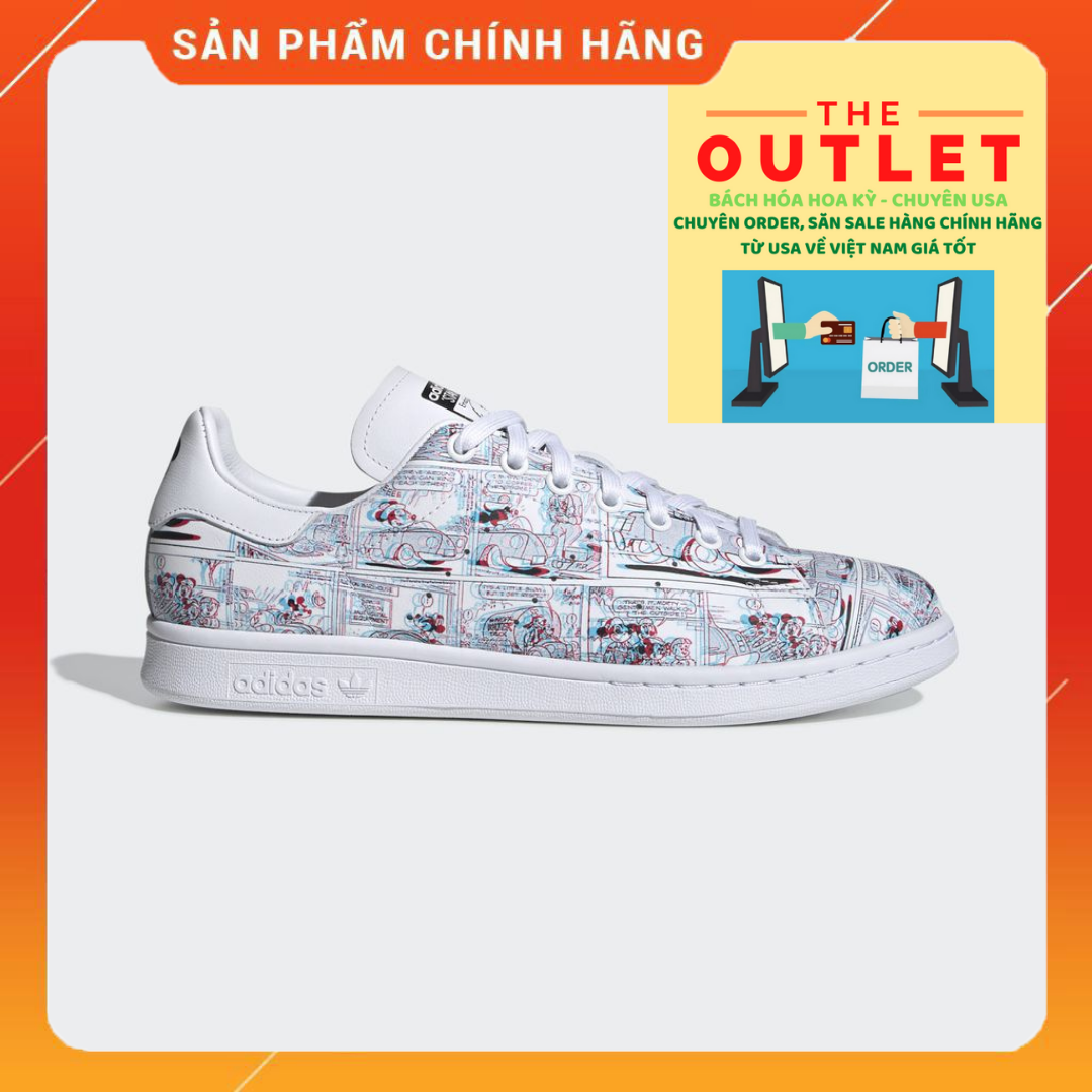 Hàng chính hãng - giày adidas stan smith mickey mouse 3d - fw2911