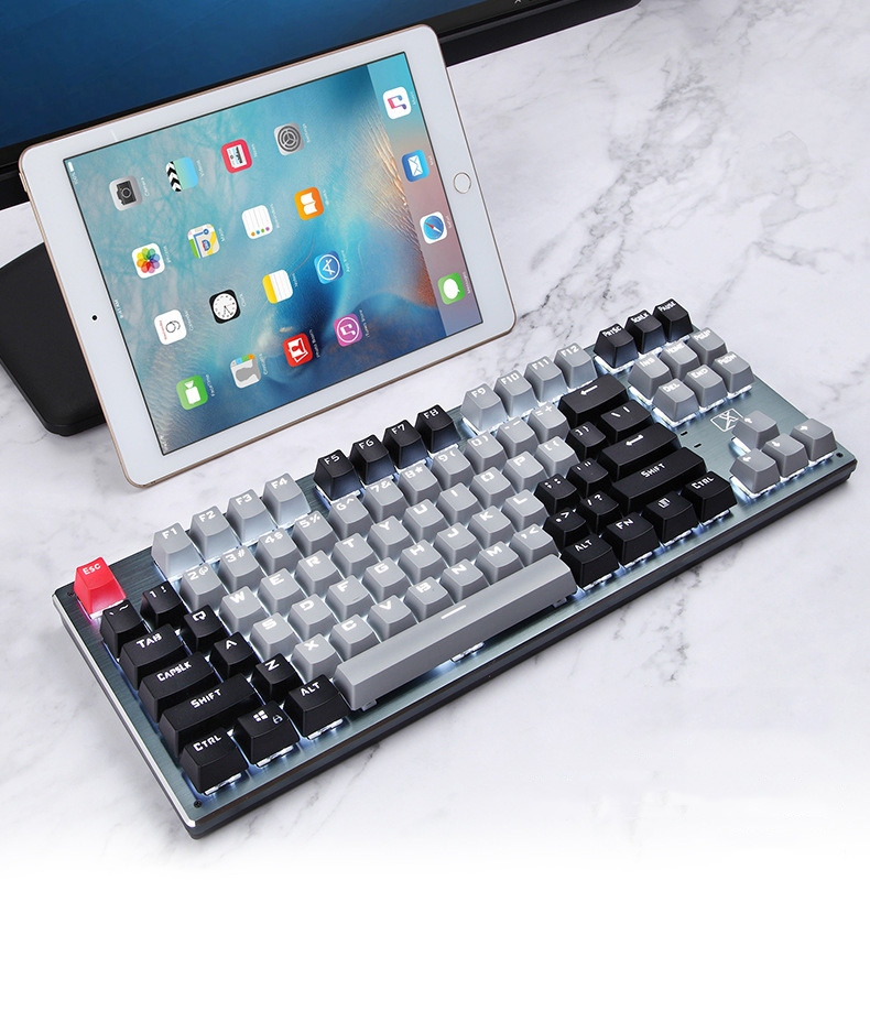 Bàn Phím Cơ Bluetooth 87 Keycabs Super LED Lightning