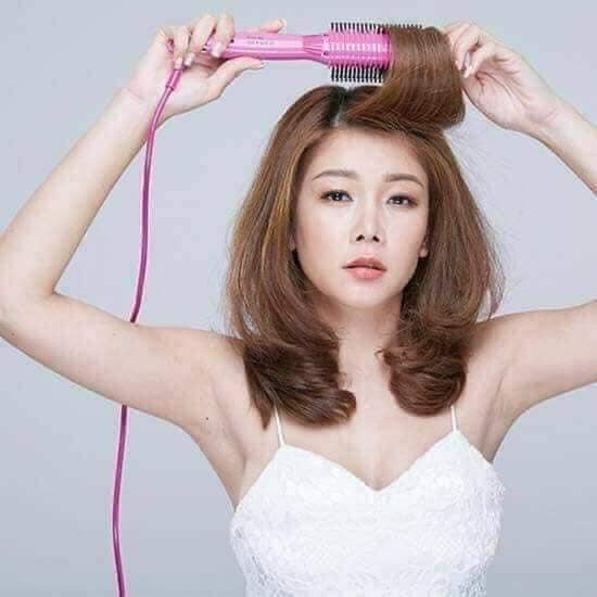 Máy Uốn, Duỗi, Bấm Tạo Kiểu Tóc Mini Lược Điện Uốn Cụp Nova 8810, làm xoăn, uốn phồng, sấy cụp nhanh chóng-Lược điện uốn tóc-máy làm cụp tóc siêu đẹp