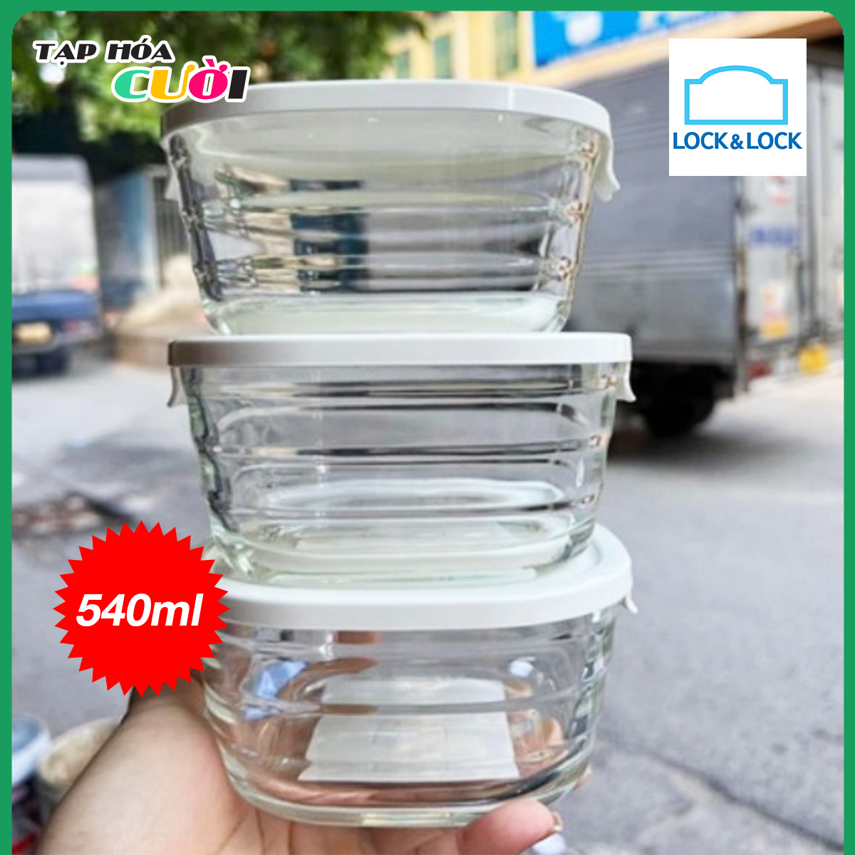 Hộp thuỷ tinh đựng thực phẩm hộp thủy tinh lock and lock 540ml hộp đựng thực phẩm hộp thủy tinh đựng đồ ăn