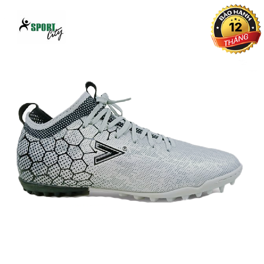 Giày thể thao nam đá bóng màu bạc Mitre 181045 chuyên nghiệp - giày đá bóng cổ cao sân cỏ nhân tạo, cảm giác bóng tốt, bảo hành toàn quốc - Giày thể thao nam