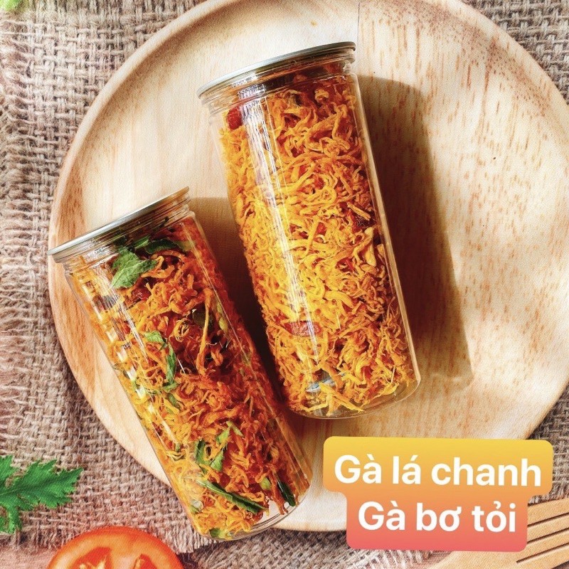Combo 500G KHÔ GÀ LÁ CHANH + 500 KHÔ GÀ BƠ TỎI