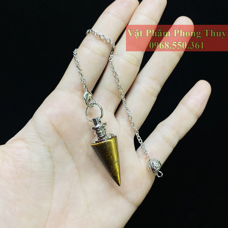 Con lắc cảm xạ thạch anh mắt hổ tự nhiên