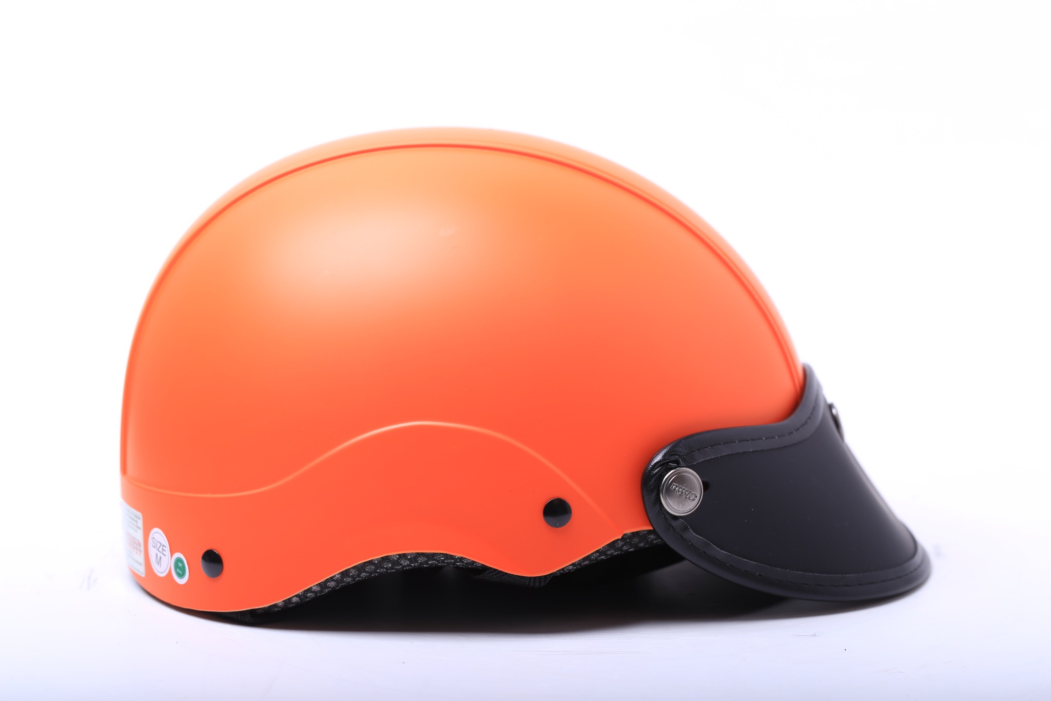 Nón Bảo Hiểm 1/2 Đầu Sơn Nhiều Màu Lựa Chọn (Cam)