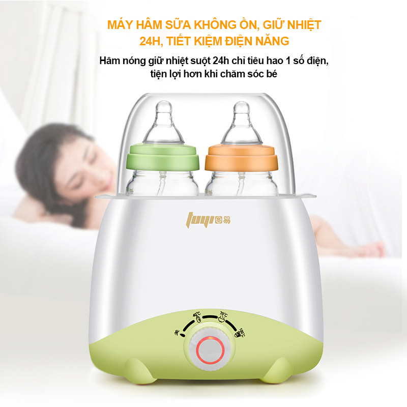 Máy hâm sữa tự động, máy hâm sữa giữ nhiệt, máy hâm sữa, hâm nóng thức ăn, máy tiệt trùng bình sữa 2 trong 1