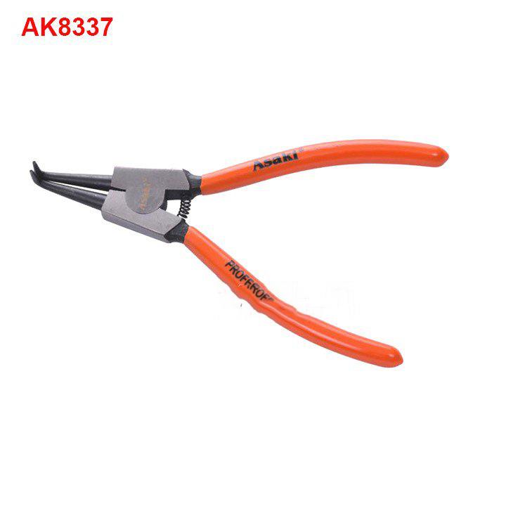 Kìm mở phe cong asaki ak-8337 c2-9inch