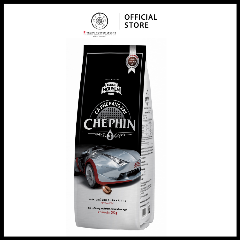 Trung Nguyên Legend - Cà phê rang xay Chế phin 3 - Bịch 500gr