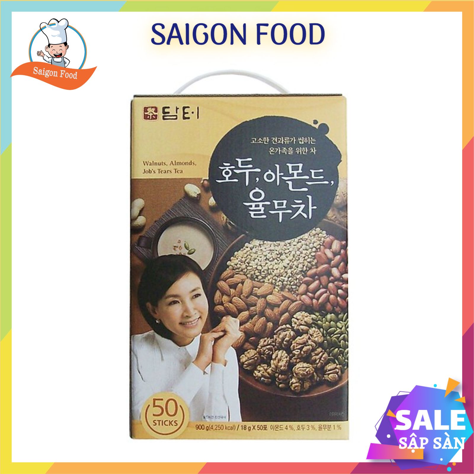 50 gói bột ngũ cốc bà già
