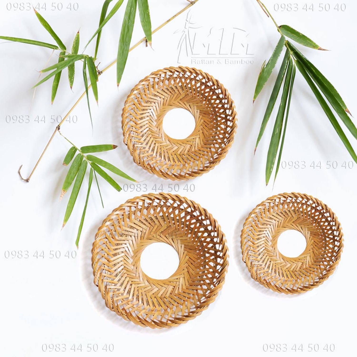 Rế tre l Rế cật tre cứng, dày dặn - decor/trang trí, lót nồi xoong.