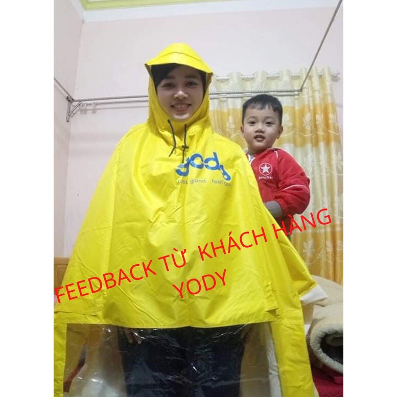 Áo mưa in logo yody tri ân khách hàng
