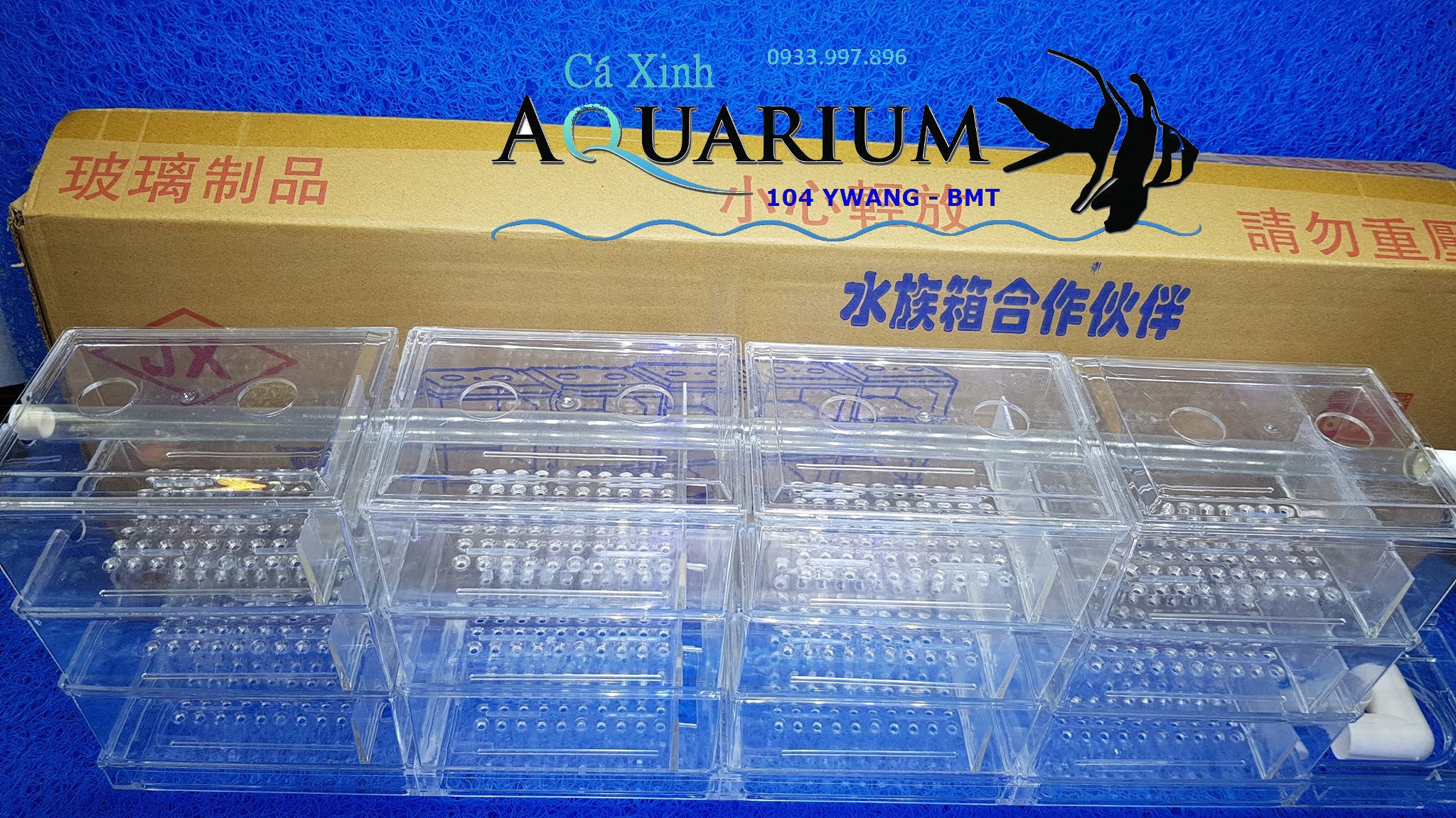 Hộp lọc dàn mưa 3 tầng 4 ngăn