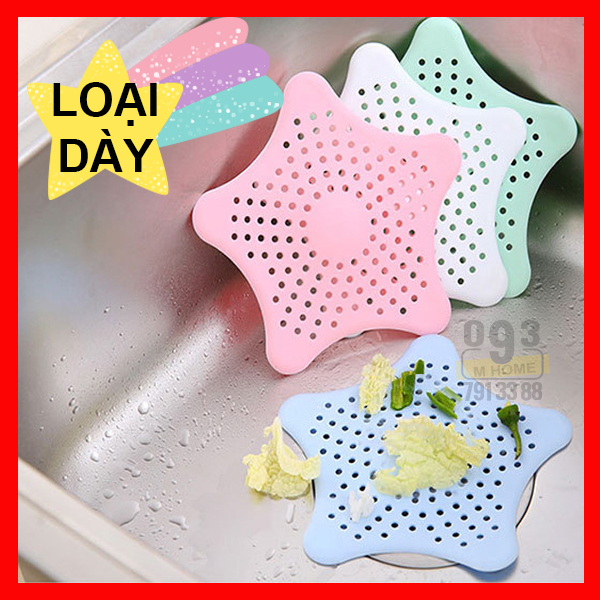 [HCM]Lót Chặn Rác Hình Sao Biển 15x15 Cm Lọc Rác Bồn Rửa Chén Hố Ga Sàn Nhà Vệ Sinh