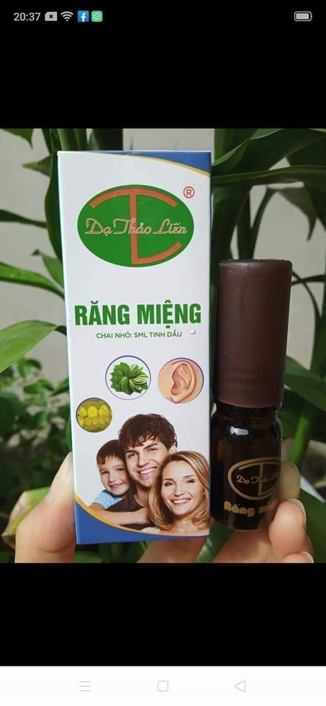 Tinh dầu Răng Miệng của Dạ Thảo Liên lọ nhỏ 5ml