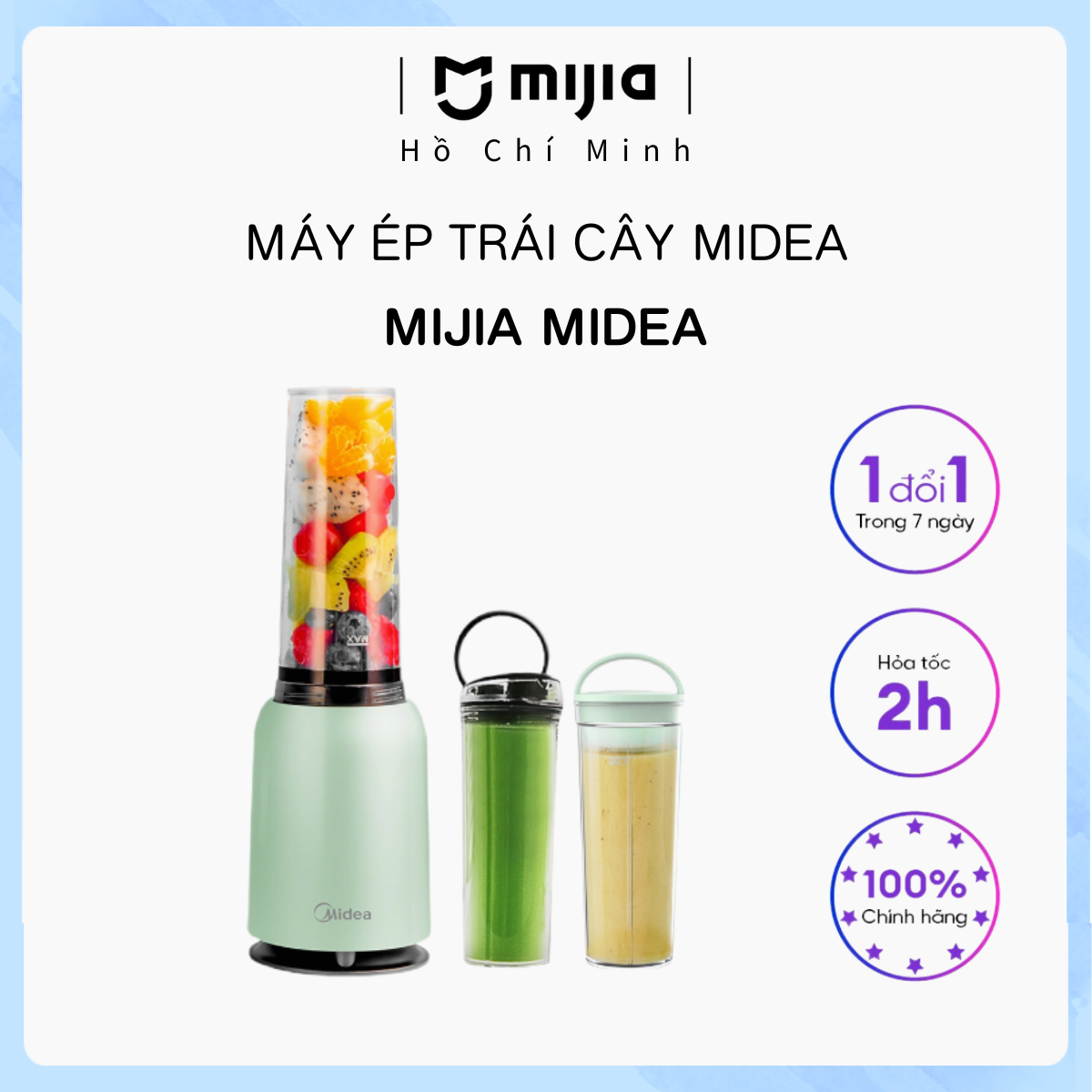 Cốc nước trái cây đi kèm xiaomi máy ép trái cây nhỏ gọn an toàn lz20easy101 - mijia hcm