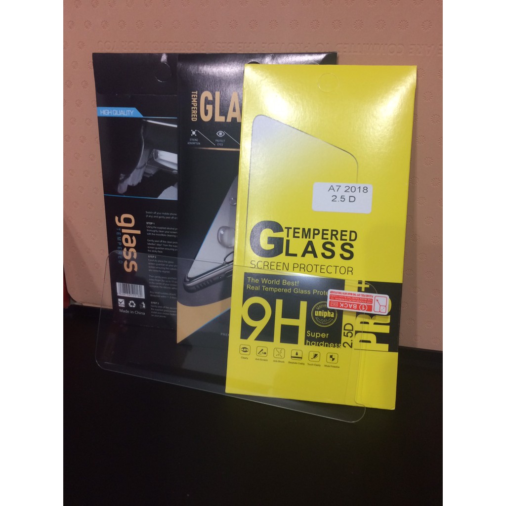 Bộ 3 miếng kính cường lực ss galaxy a7