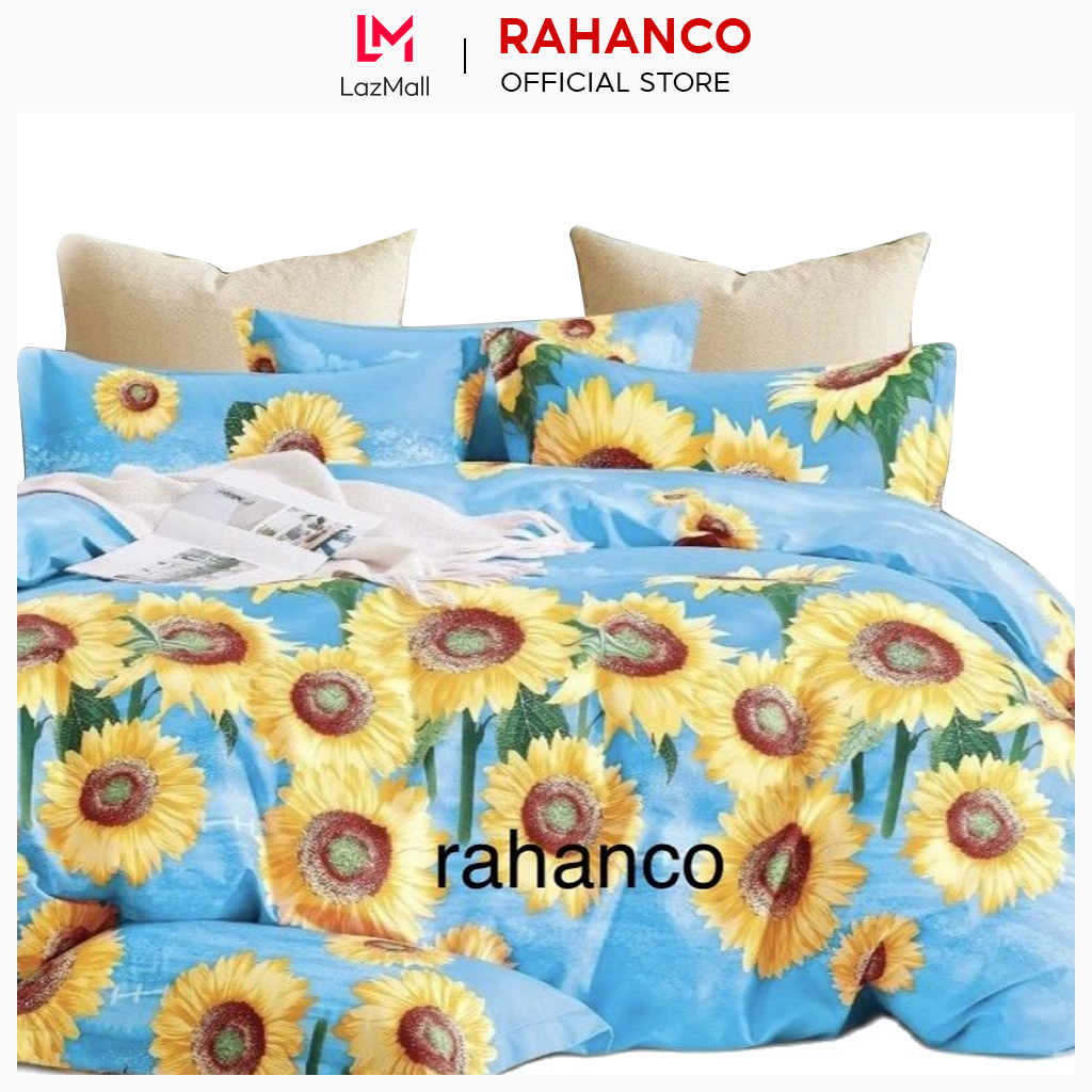 [Bộ 5 MÓN - màu mơi 2021] Chăn – Ga – Gối – Nệm Cao Cấp RAHANCO 100% Cotton Nhập Khẩu Hàn Quốc 1m6x2m, Chất Liệu Êm Ái , Cho Giấc Ngủ Trọn Vẹn