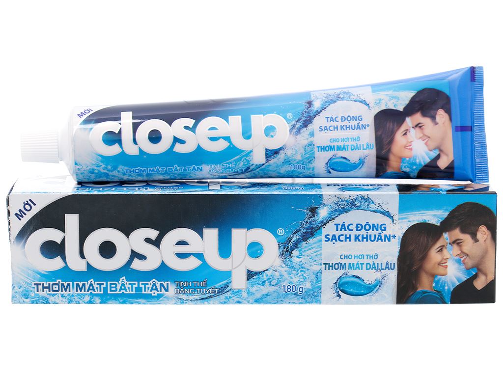 1/8 Kem đánh răng Closeup tinh thể băng tuyết 180g