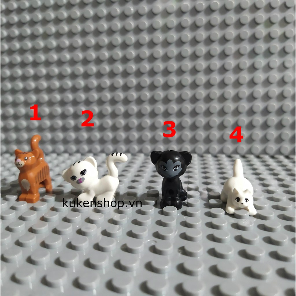 Minifigure động vật các chú mèo xinh xắn no.1235 - phụ kiện moc