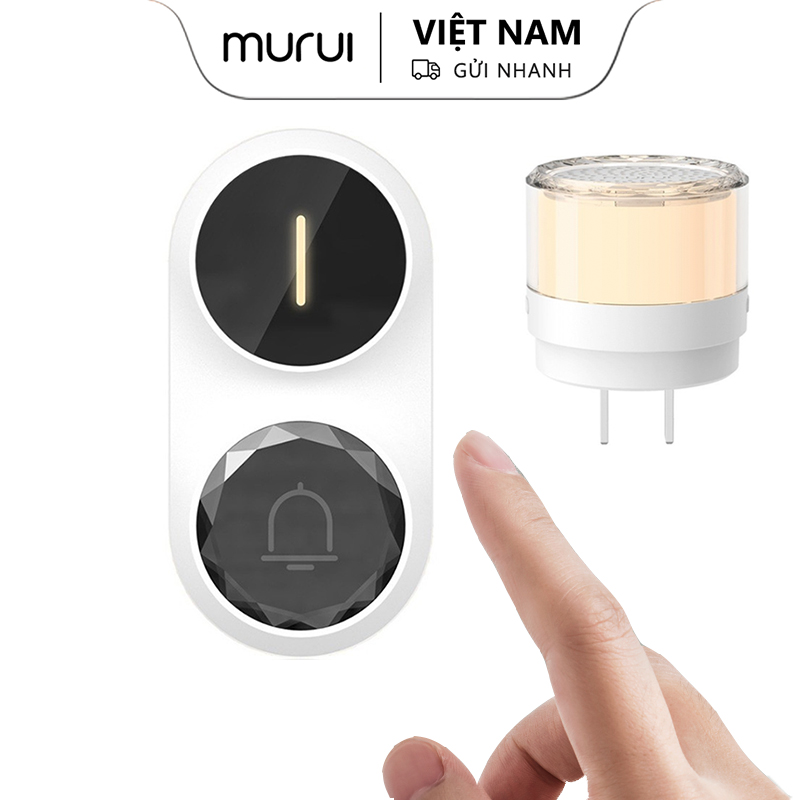 Xiaomi Youpin MURUI Chuông cửa không dây Trang chủ Chuông điện tử Điều khiển từ xa Cửa Ling Siêu xa Dây miễn phí Ding Dong Door Người già Caller