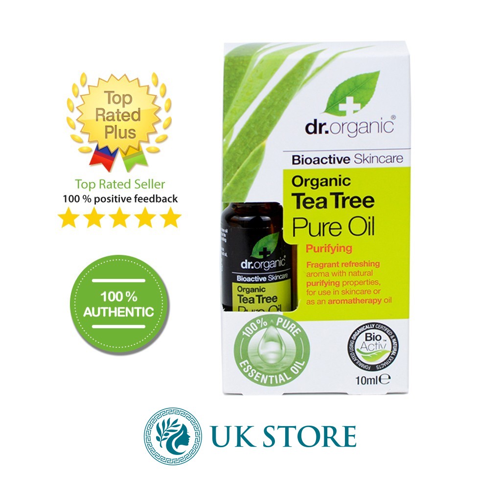 Tinh Dầu Tràm TEA TREE OIL DR ORGANIC ĐỦ BILL ANH