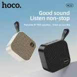 [Mới] Loa siêu trầm âm thanh âm thanh vòm stereo Hoco hc22 bluetooth không dây 1,2 Loa thể thao Loa mini 3D cho iOS/điện thoại Android