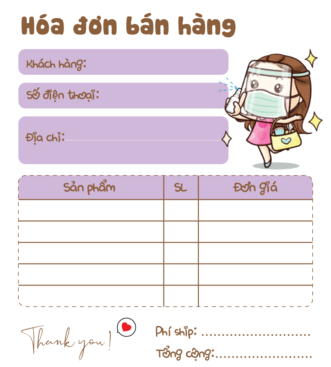 Hóa đơn bán hàng mini 1 liên tuban