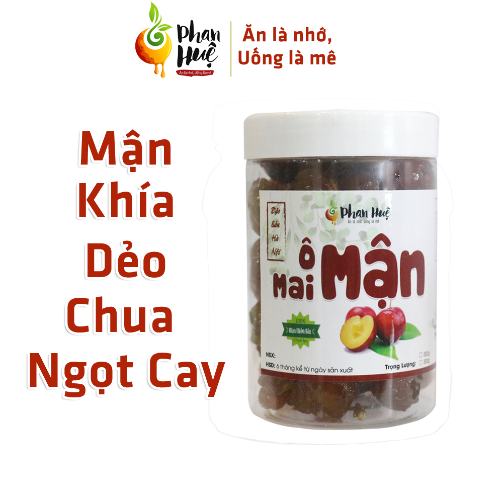 Ô Mai Xí Muội Mận khía xào cay Phan Huệ Đặc Biệt (300gr). Mận Tươi Miền Bắc chọn lọc 100%. Đặc Sản Hà Nội. Vị ngon khó cưỡng. Ăn là Nhớ