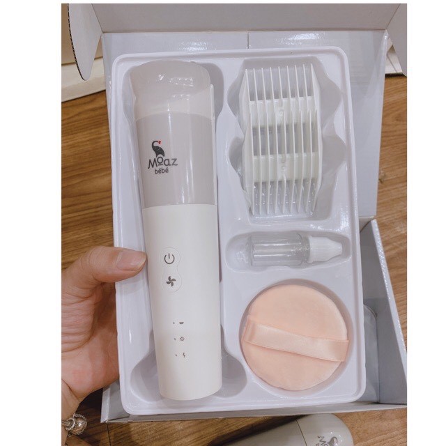 [Mã 267FMCGSALE giảm 8% đơn 500K] Tông đơ cắt tóc cho bé Moaz bebe MB014