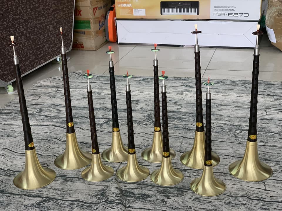 Kèn bầu sona dùng trong tang lễ, đám ma