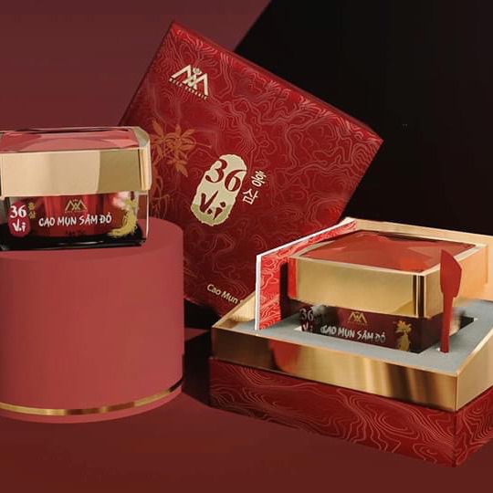 CAO SÂM MỤN ĐỎ 36 VỊ