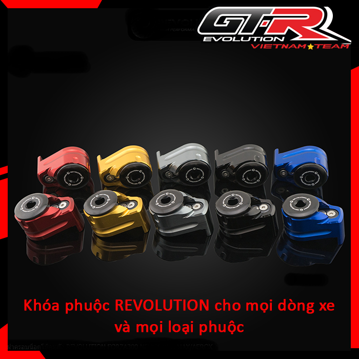 Khóa phuộc REVOLUTION cho mọi dòng xe và cho mọi loại phuộc
