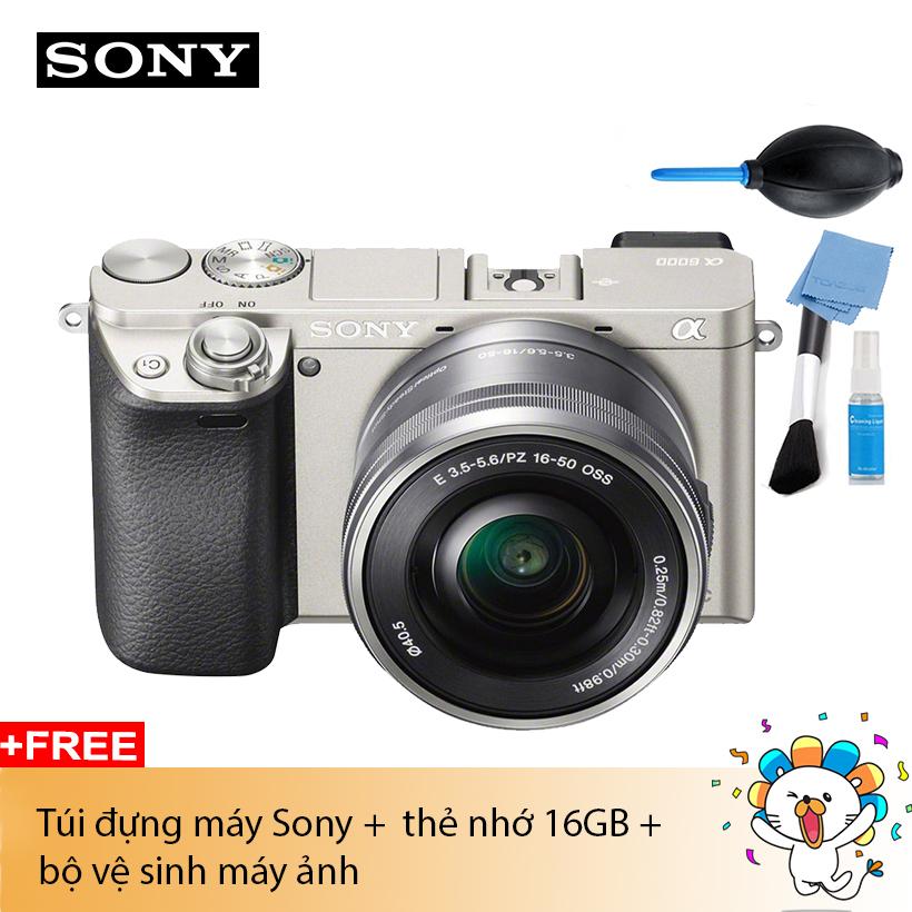 Máy ảnh sony alpha a6000 kit 16-50mm f3.5-5.6 chính hãng + túi alpha + thẻ 16gb