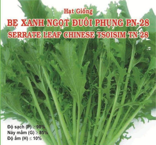 [HCM]CẢI ĐUÔI PHỤNG PHÚ NÔNG PN-28_GÓI 20GRAM CHẤT LƯỢNG TỐT .