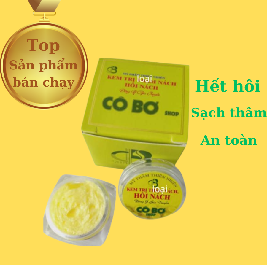 Kem Cô Bơ, khử hôi, thâm nách, giảm thâm vùng kín đầu gối khuỷu tay chân  -  thành phần thiên nhiên