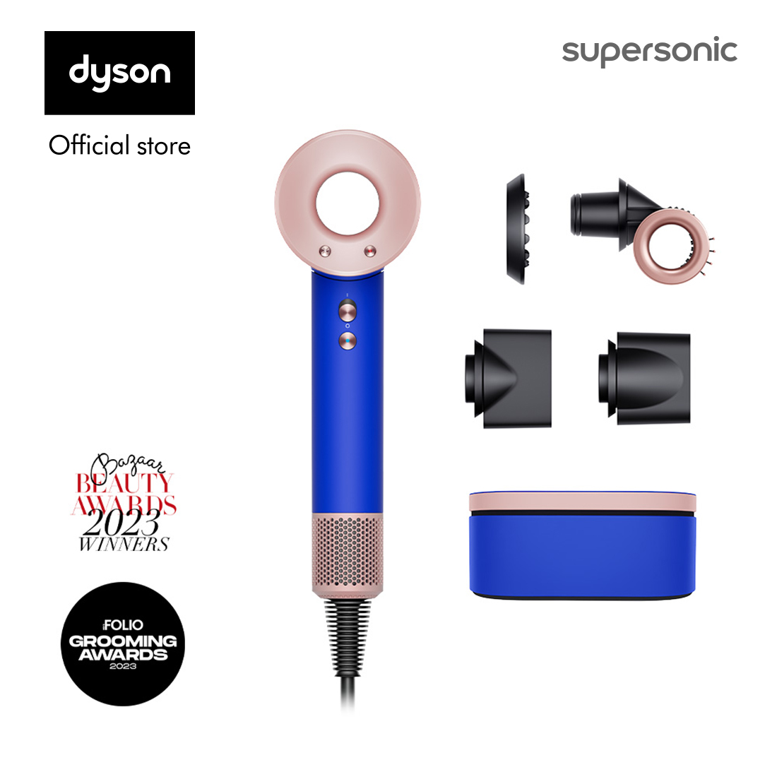 Máy sấy tóc Dyson Supersonic™ HD15 với đầu Flyaway Smoother